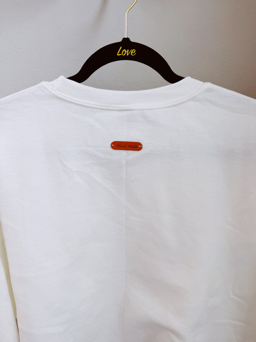 White Razorback Sweatshirt