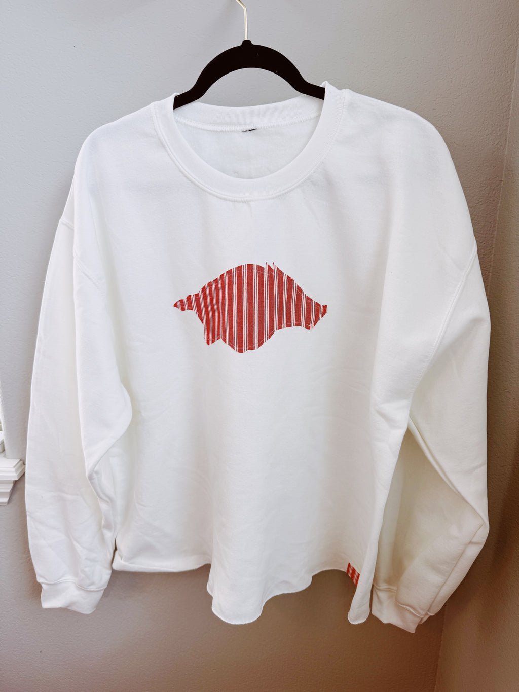 White Razorback Sweatshirt
