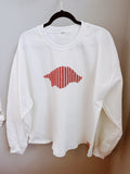 White Razorback Sweatshirt